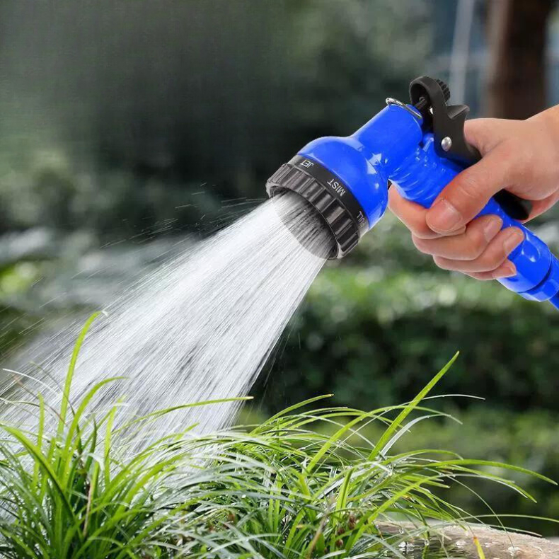 Mangueira de Água Mágico 7 Modos de Jato para Irrigação de Jardim e Lavagem de Carro 30M Flexível